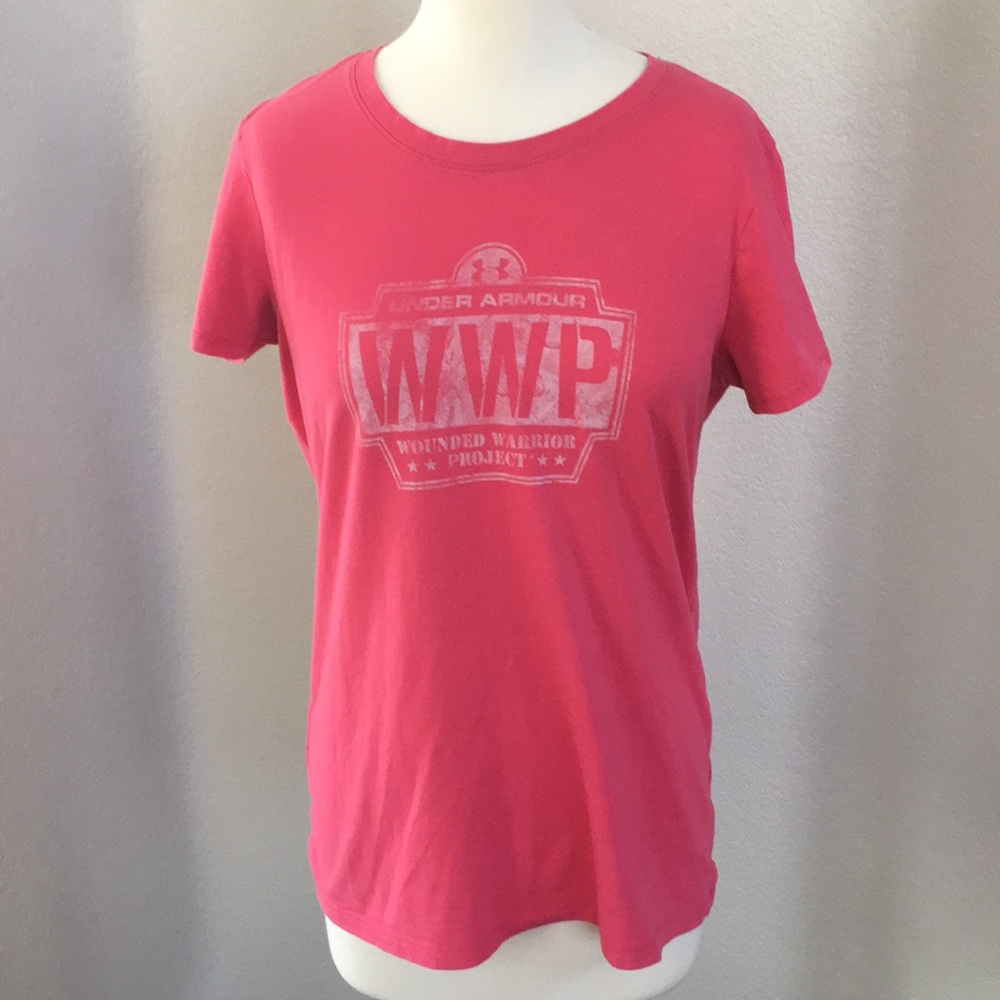 under armour wounded warrior tee L